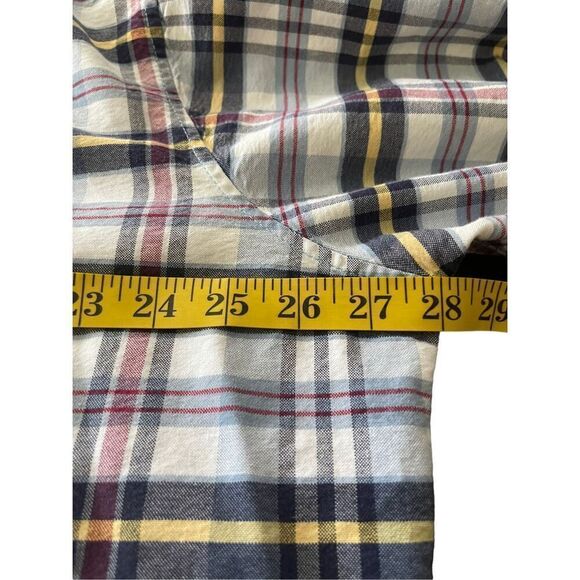 Panhandle Slim Mens Multicolor Plaid Long Sleeve Rough Stock Western Shirt XXL - Picture 3 of 12